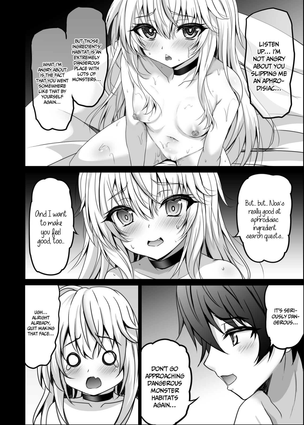 Hentai Manga Comic-The Girl I Rescued in Another World is Assaulting Me Relentlessly Every Night and It's Bothering Me!! First Night-Read-14